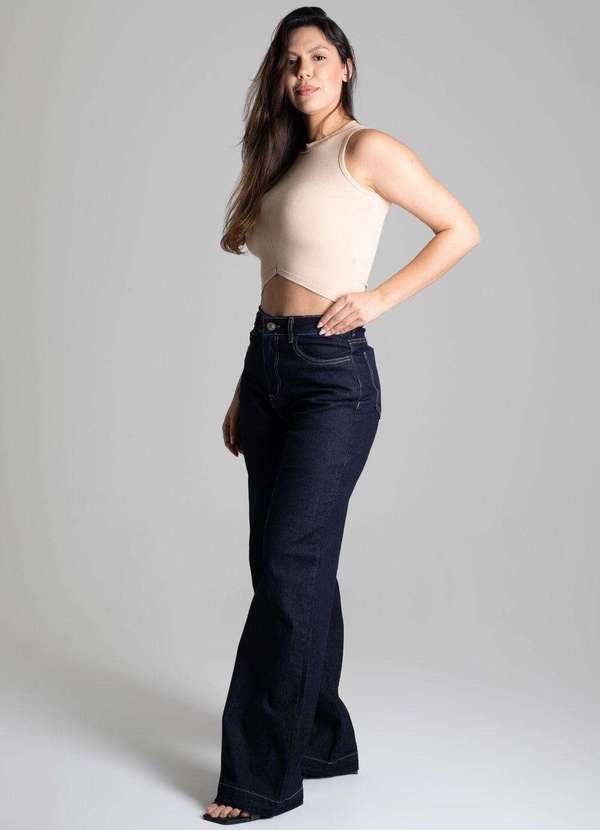 Sawary - Calça Jeans Sawary Wide Leg - 276266 Azul 3