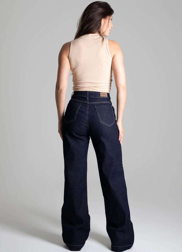 Sawary - Calça Jeans Sawary Wide Leg - 276266 Azul 4