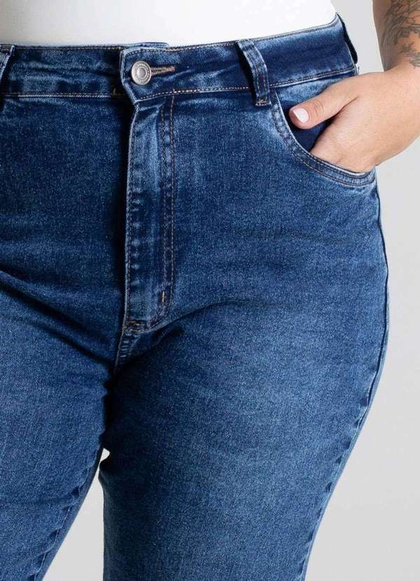 Sawary - Calça Jeans Sawary Wide Leg Petit - 279965 Azul 5