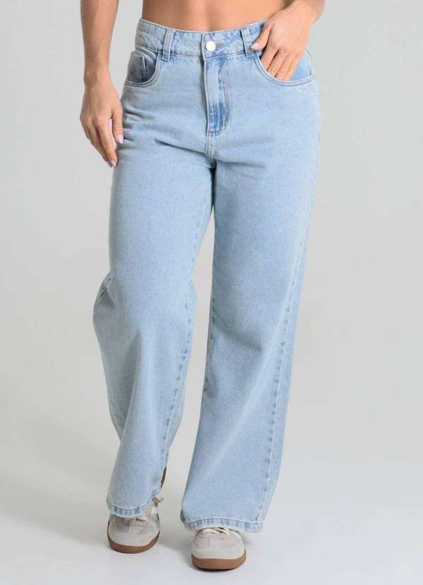 Sawary - Calça Jeans Sawary Wide Leg Petit - 279970 Azul 5