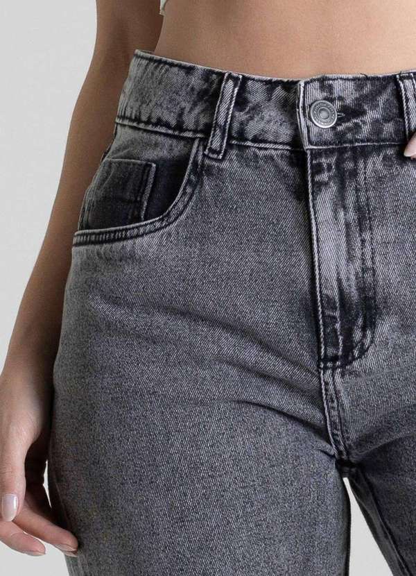 Sawary - Calça Jeans Sawary Wide Leg Petit - 280578 Preto 5