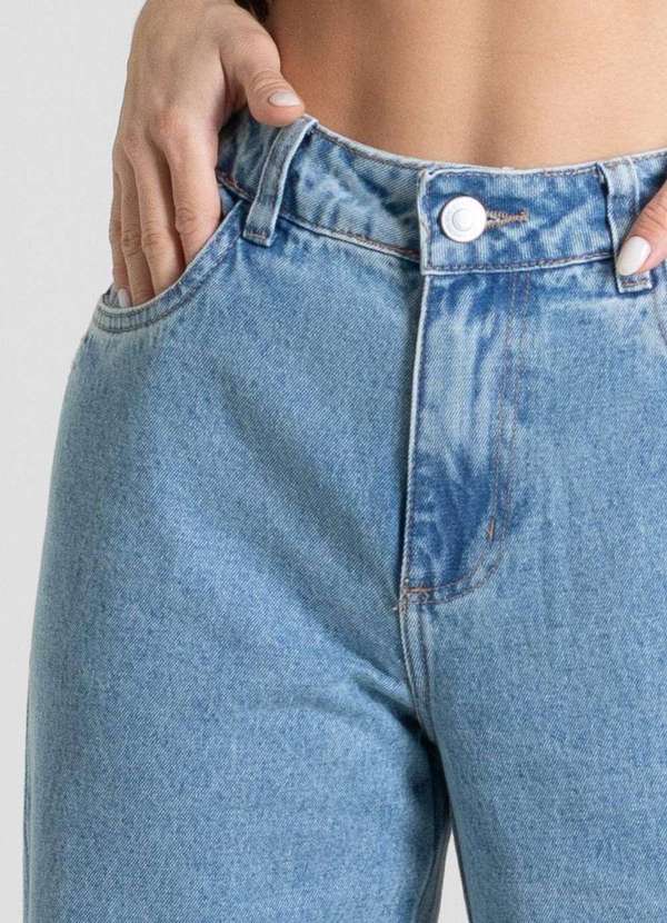 Sawary - Calça Jeans Sawary Wide Leg Petit - 280588 Azul 5