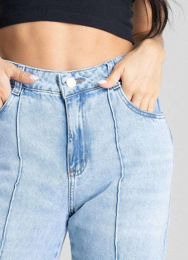 Sawary - Calça Jeans Sawary Wide Leg Petit - 280891 Azul 5