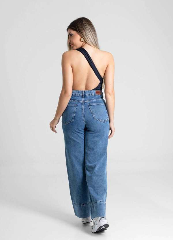 Sawary - Calça Jeans Sawary Wide Leg Petit - 280900 Azul 4