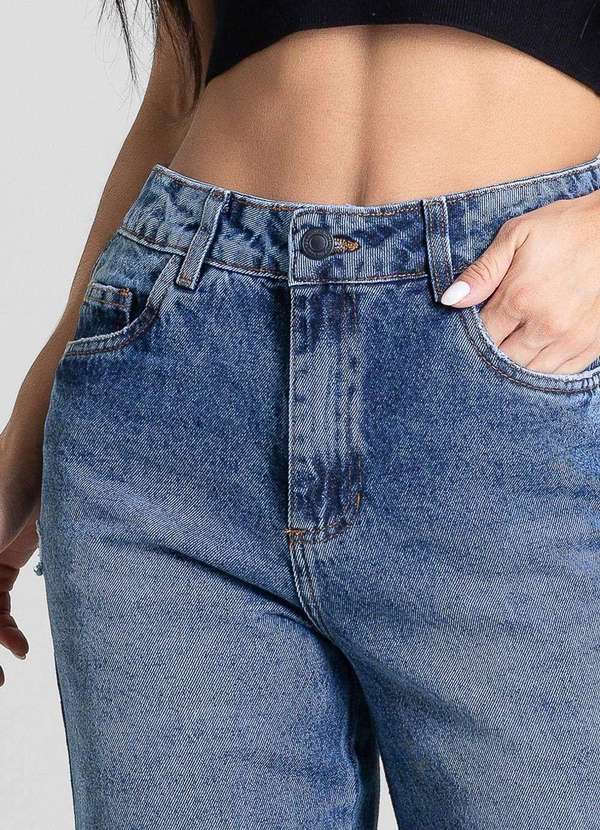 Sawary - Calça Jeans Sawary Wide Leg Petit - 281545 Azul 5
