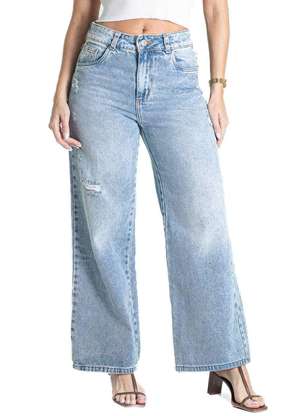 Calça Jeans Sawary Wide Leg Petit - 281550 - SAWARY