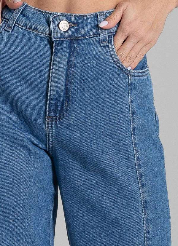 Sawary - Calça Jeans Sawary Wide Leg Petit - 281866 Azul 5