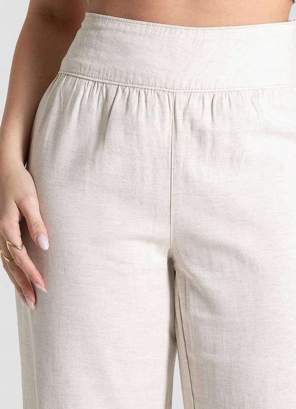 Sawary - Calça Linho Sawary Balonê - 281519 Branco 5