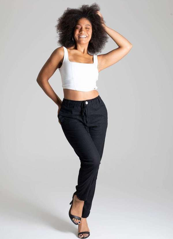 Sawary - Calça Linho Sawary Mom Calça Linho Sawary Mom 276117 34