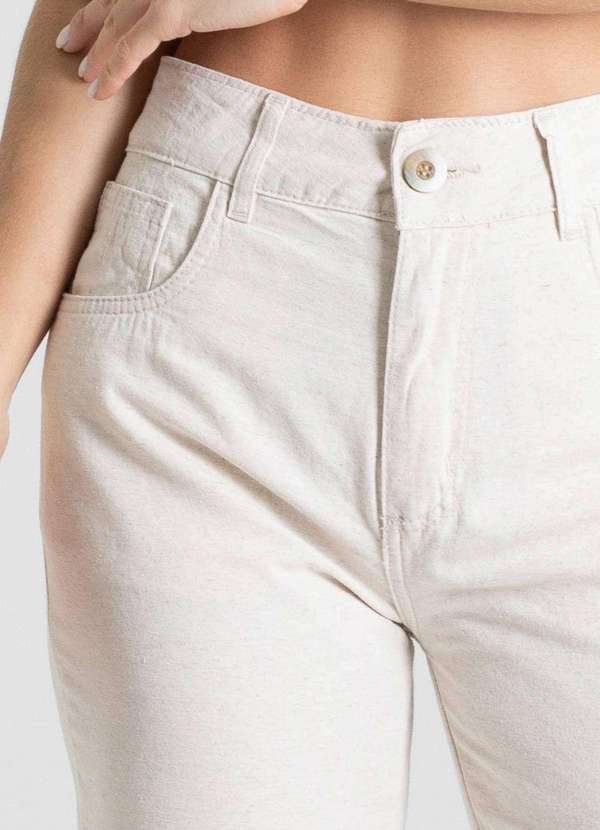 Sawary - Calça Linho Sawary Reta - 280656 Bege 5