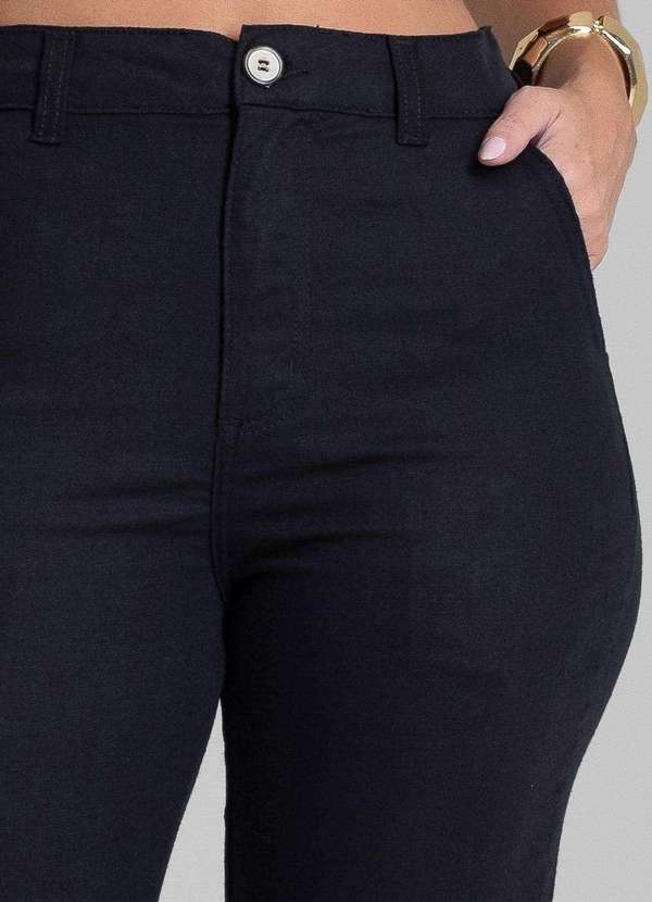 Sawary - Calça Linho Sawary Reta - 281881 Preto 5