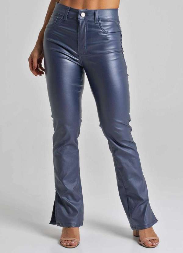 Sawary - Calça Resinada Sawary Reta - 276607 Azul 5