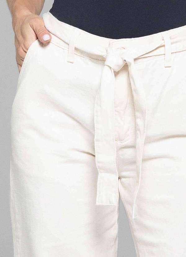 Sawary - Calça Sarja Sawary Balonê - 281813 Bege 5