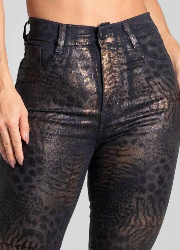 Sawary - Calça Sarja Sawary Boot Cut - 277404 Preto 4