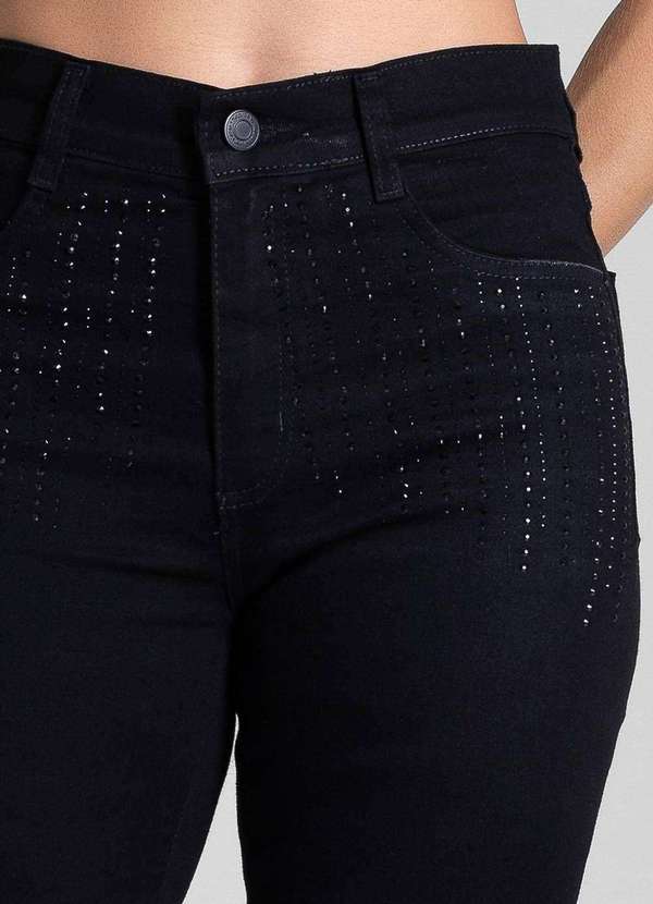 Sawary - Calça Sarja Sawary Boot Cut - 282226 Preto 5