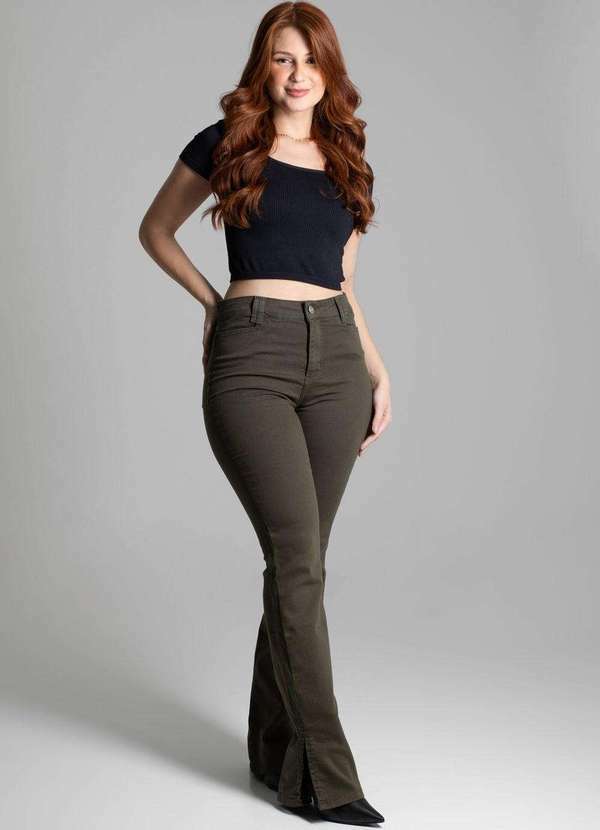Sawary - Calça Sarja Sawary Boot Cut Calça Sarja Sawary Boot Cut 275040