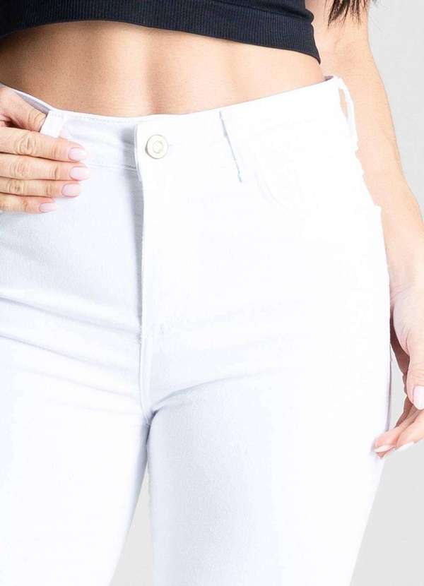Sawary - Calça Sarja Sawary Cigarrete - 280860 Branco 5