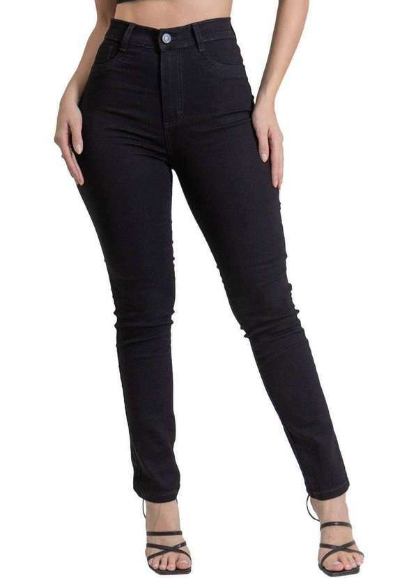 Sawary - Calça Sarja Sawary Hot Pants - 263832 Preto