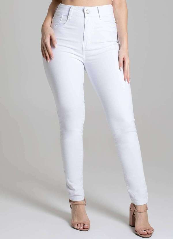 Sawary - Calça Sarja Sawary Levanta Bumbum - 275911 Branco 5