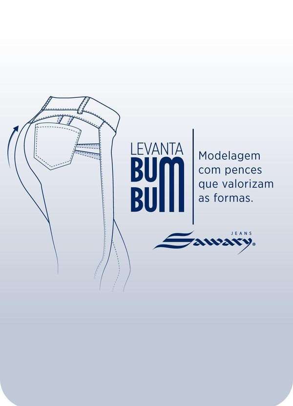 Sawary - Calça Sarja Sawary Levanta Bumbum - 275911 Branco 7