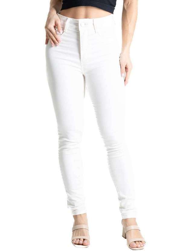 Sawary - Calça Sarja Sawary Levanta Bumbum - 280905 Bege