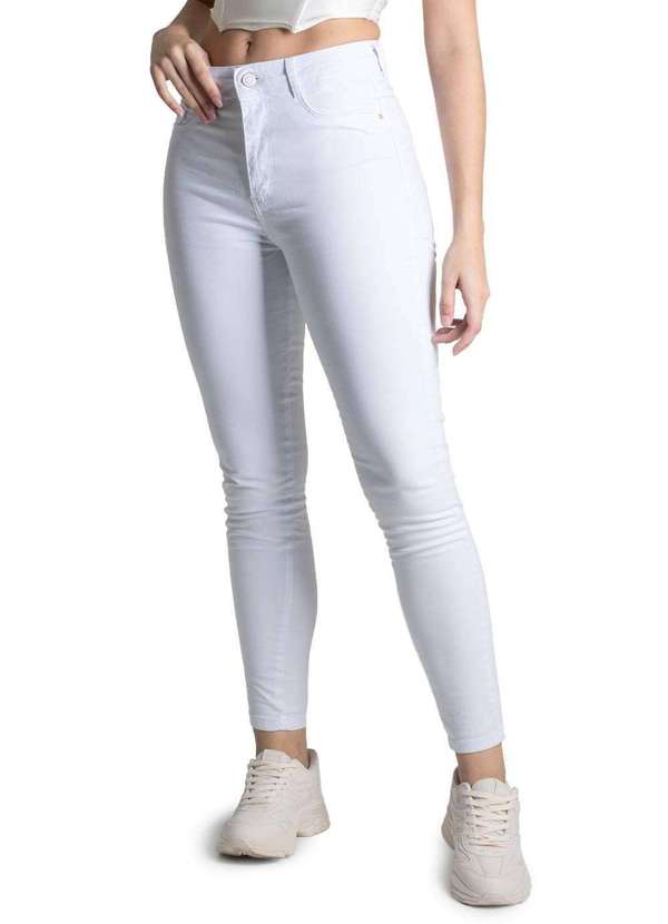 Sawary - Calça Sarja Sawary Levanta Bumbum - 276161 Branco