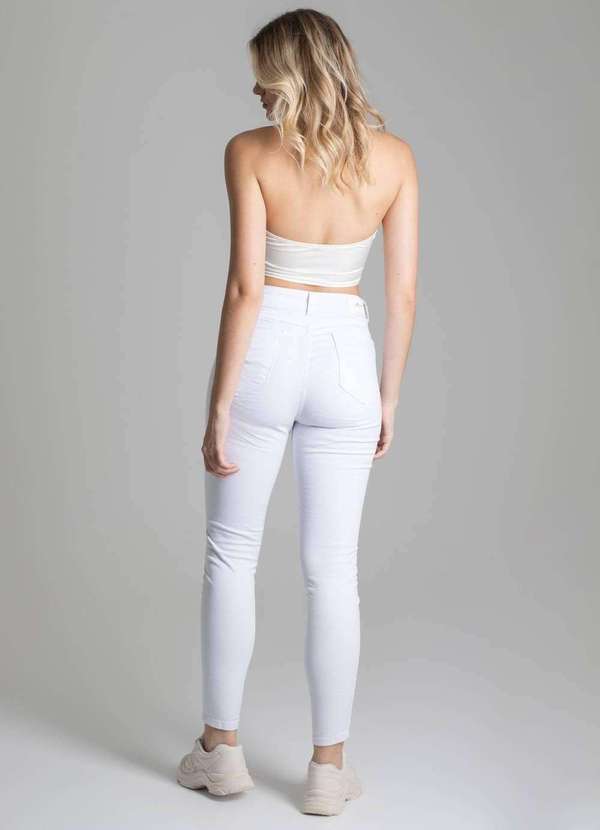 Sawary - Calça Sarja Sawary Levanta Bumbum - 276161 Branco 4