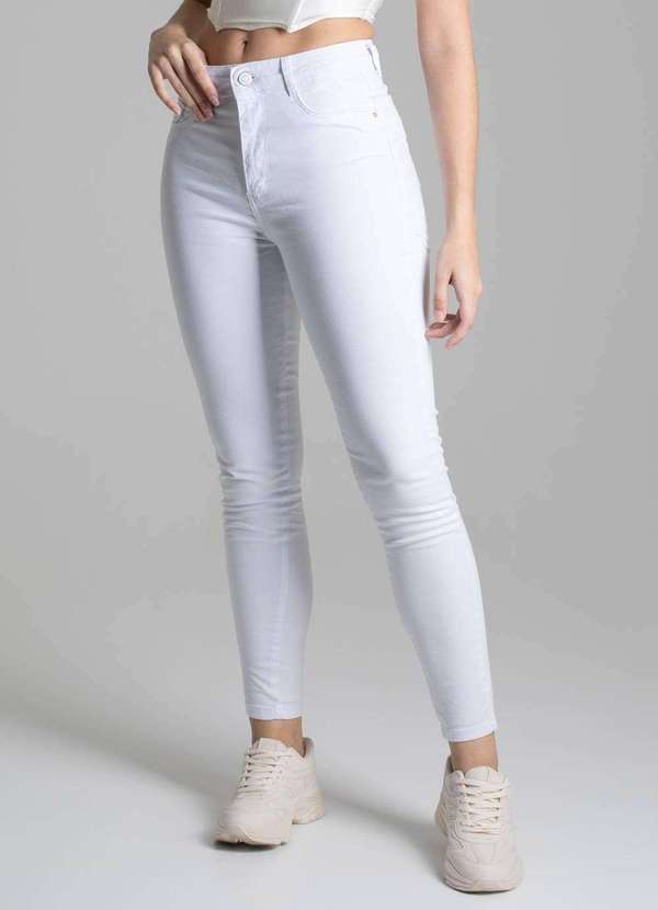 Sawary - Calça Sarja Sawary Levanta Bumbum - 276161 Branco 5