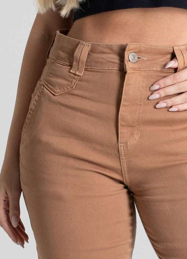 Sawary - Calça Sarja Sawary Mom - 281155 Marrom 5