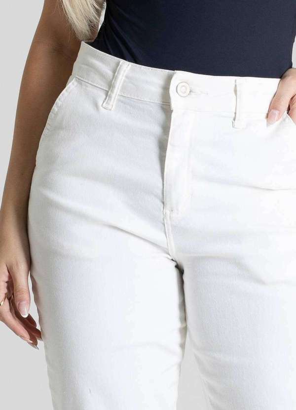 Sawary - Calça Sarja Sawary Mom - 281312 Bege 5