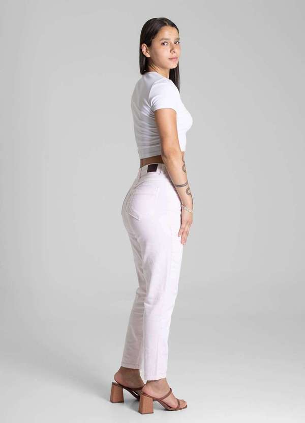 Sawary - Calça Sarja Sawary Mom - 281691 Rosa 3