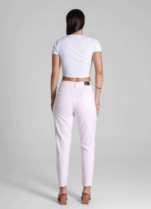 Sawary - Calça Sarja Sawary Mom - 281691 Rosa 4