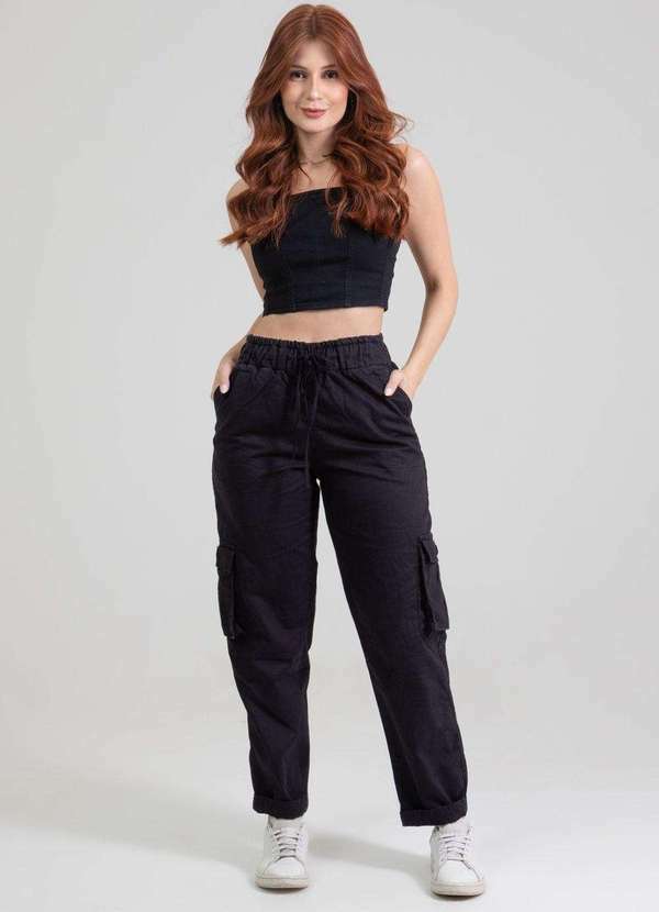 Sawary - Calça Sarja Sawary Mom Calça Sarja Sawary Mom 275861 36