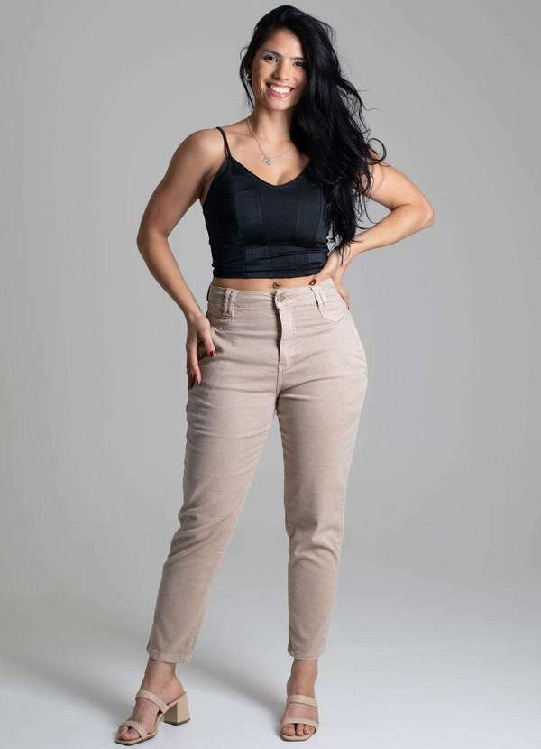 Sawary - Calça Sarja Sawary Mom Calça Sarja Sawary Mom - 276349 36