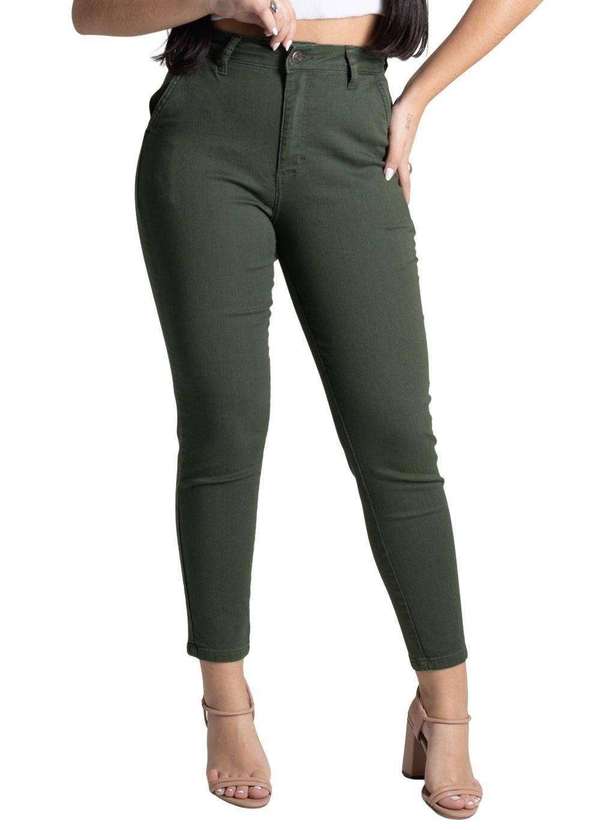 Sawary - Calça Sarja Sawary Mom - 276970 Verde