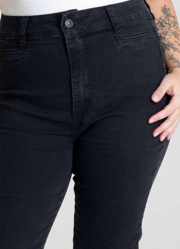 Sawary - Calça Sarja Sawary Plus Size Levanta Bumbum - 280808 Preto 3