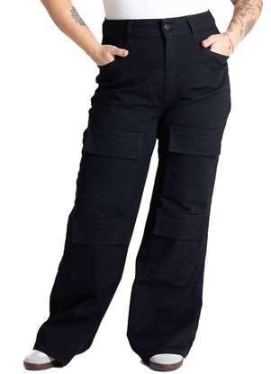 Calça Sarja Sawary Plus Size Wide Leg - 281032 - SAWARY