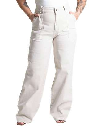 Calça Sarja Sawary Plus Size Wide Leg - 282158 - SAWARY