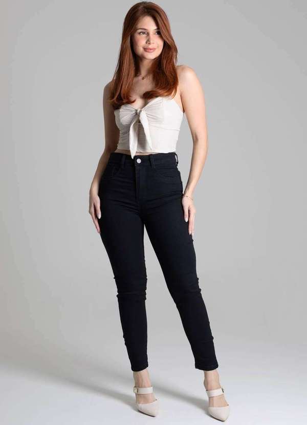 Sawary - Calça Sarja Sawary Push Up - 278058 Preto 2