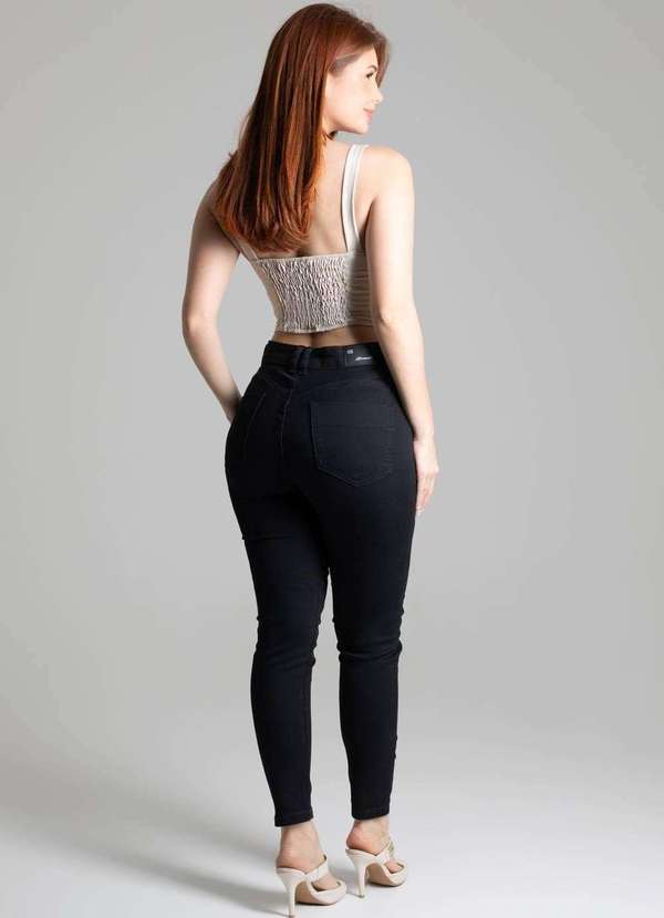 Sawary - Calça Sarja Sawary Push Up - 278058 Preto 4