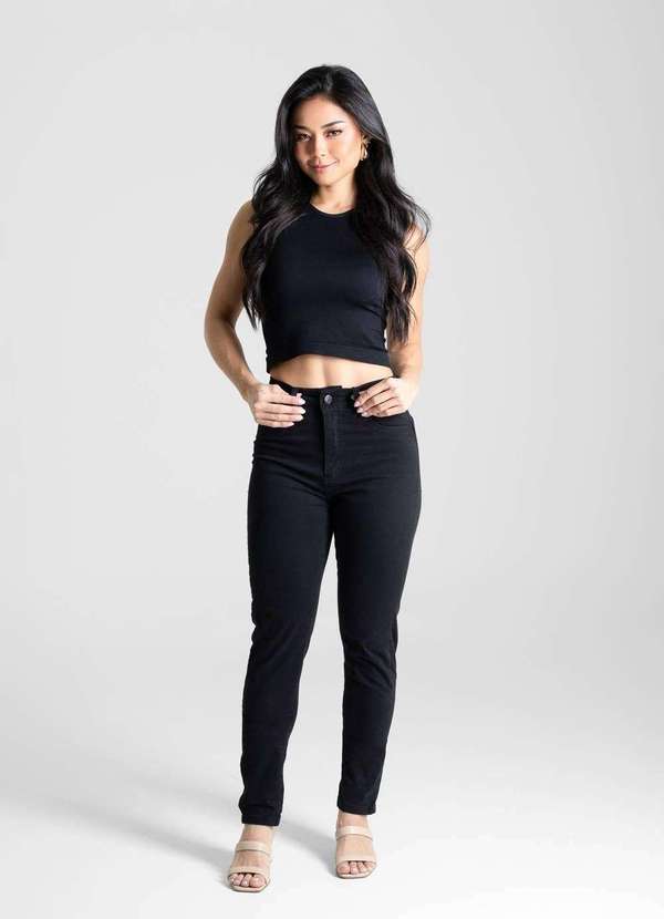 Sawary - Calça Sarja Sawary Push Up - 280645 Preto 6