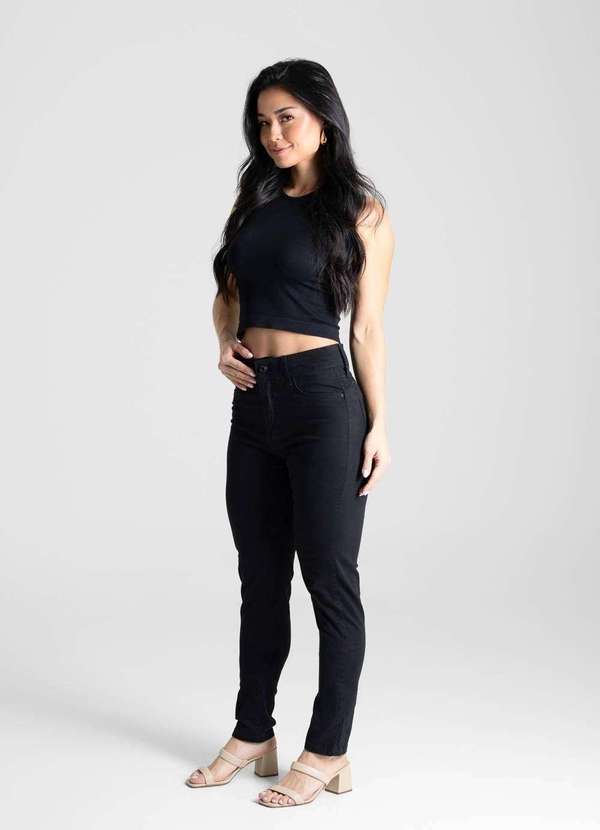 Sawary - Calça Sarja Sawary Push Up - 280645 Preto 5