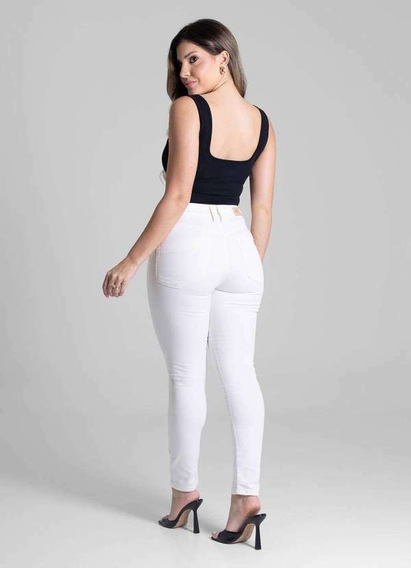 Sawary - Calça Sarja Sawary Push Up -280908 Bege 4