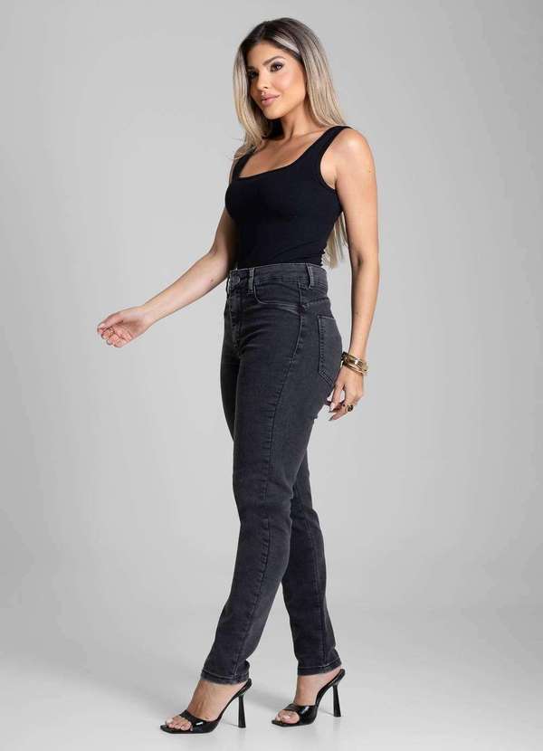 Sawary - Calça Sarja Sawary Push Up - 282390 Preto 3