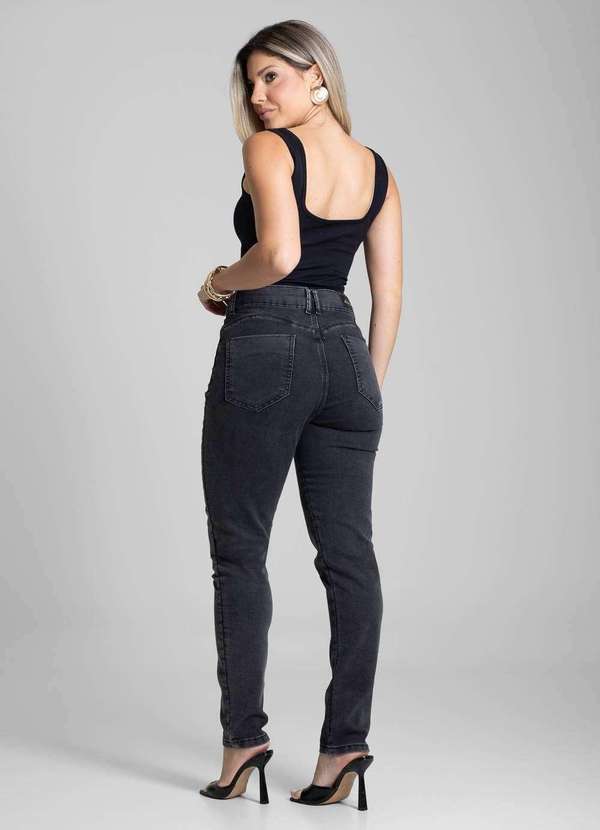 Sawary - Calça Sarja Sawary Push Up - 282390 Preto 4