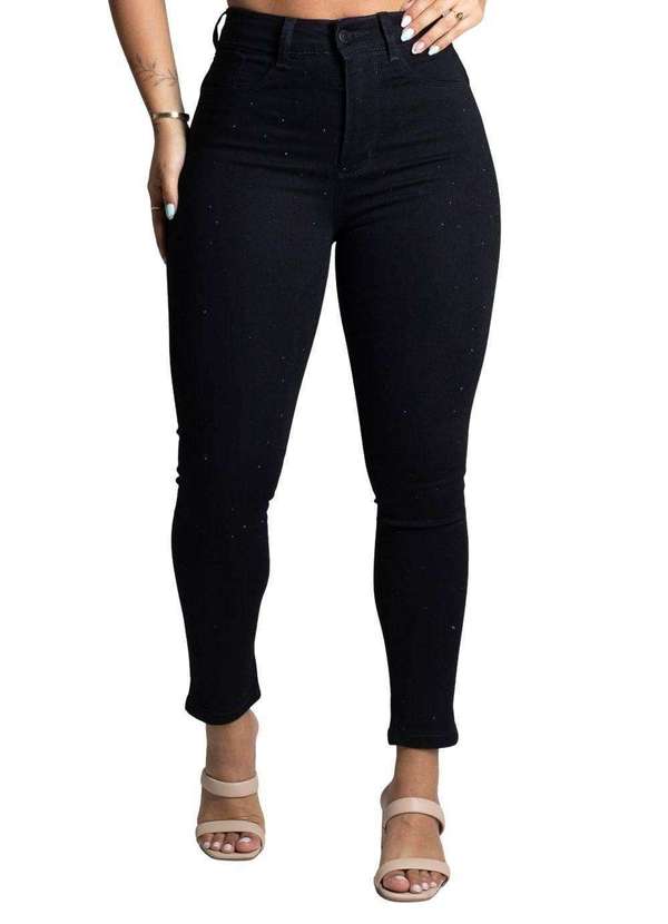 Sawary - Calça Sarja Sawary Push Up Preto