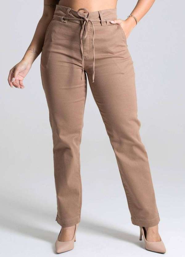 Sawary - Calça Sarja Sawary Reta - 277705 Marrom 6