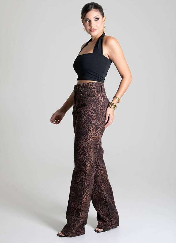 Sawary - Calça Sarja Sawary Reta - 279413 Marrom 3