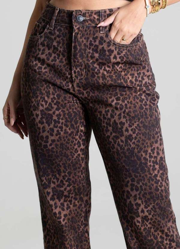 Sawary - Calça Sarja Sawary Reta - 279413 Marrom 5