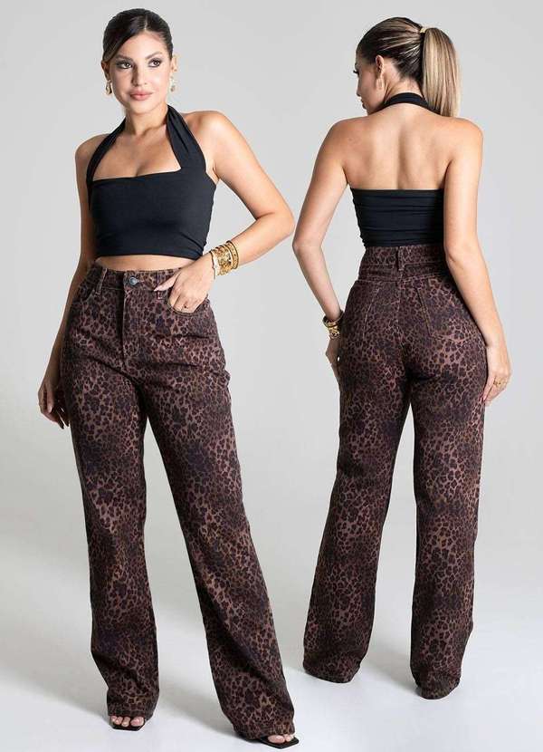 Sawary - Calça Sarja Sawary Reta - 279413 Marrom 6